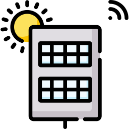 Solar panel icon