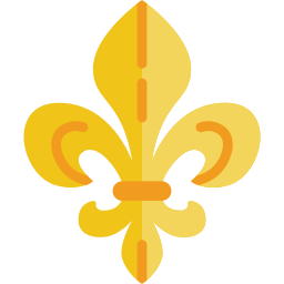 fleur de lis icona