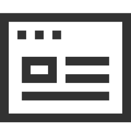 Responsive website icon