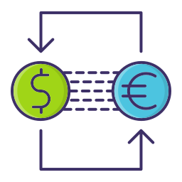 Обмен валюты иконка