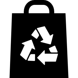 Recycled bag icon