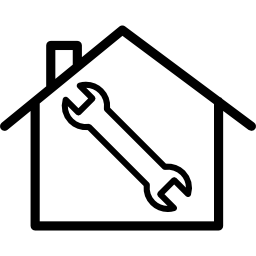 symbol für die reparatur zu hause icon