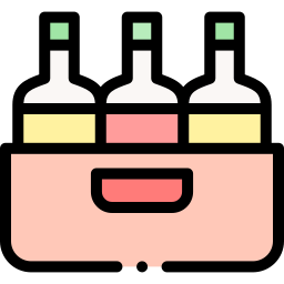 Wine bottles icon