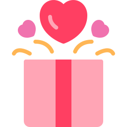 Heart box icon