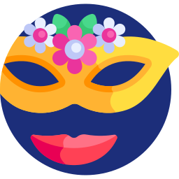 carnaval masker icoon