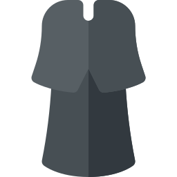 schwarzes kleid icon