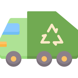 Garbage truck icon