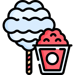 Cotton candy icon