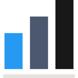 graphique des barres Icône