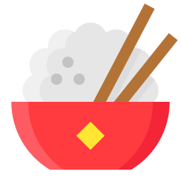 Rice bowl icon