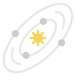 système solaire Icône