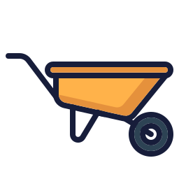 Wheelbarrow icon