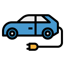 Electric car icon