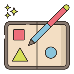 Drawing book icon