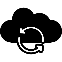 Computing cloud icon