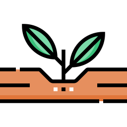 Growing seed icon