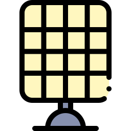 Solar panel icon