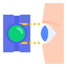 scanner oculaire Icône