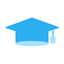 Graduation hat icon