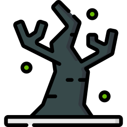 Dry tree icon