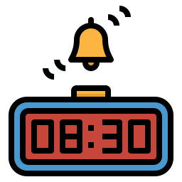 Digital clock icon