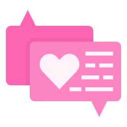 Love message icon