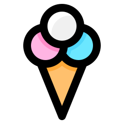 Ice cream cone icon