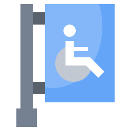 Disabled sign icon