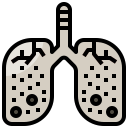 Lung cancer icon