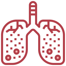 Lung cancer icon