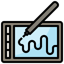 Graphic tablet icon