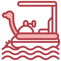 Pedal boat icon