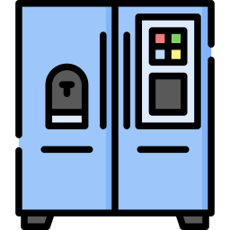 Smart refrigerator icon