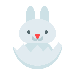 Easter bunny icon