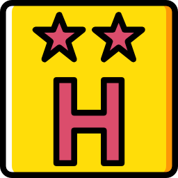 Hotel sign icon