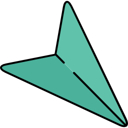 Paper plane icon