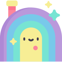 regenboog icoon