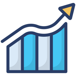 Growth chart icon