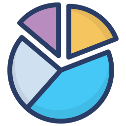 diagramme circulaire Icône