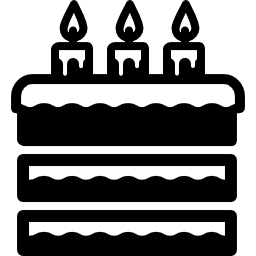 Birthday cake icon