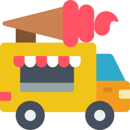 Ice cream van icon