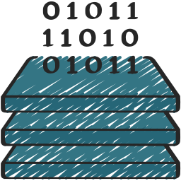 Binary data icon