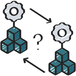 Cubes stack icon