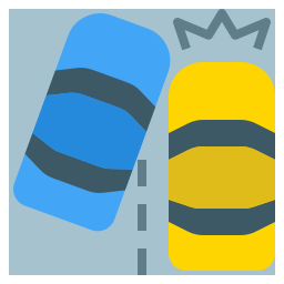 Car accident icon