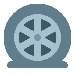 Flat tire icon