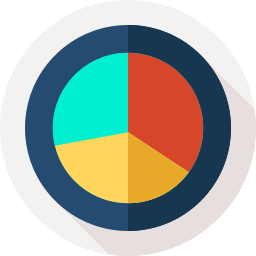 diagramme circulaire Icône