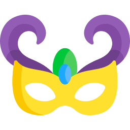 Carnival mask icon