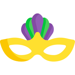 Carnival mask icon