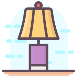 Table lamp icon