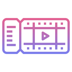 Movie ticket icon